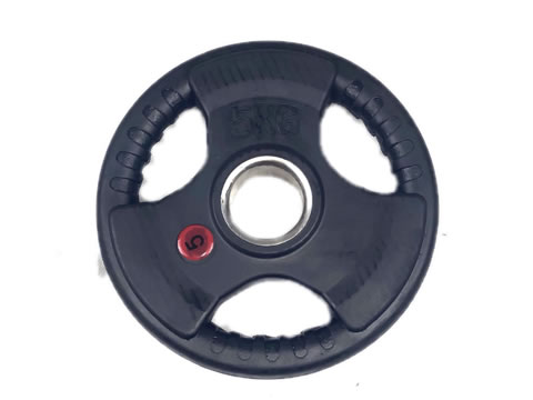 Rubber Coated Olympic Plate with Handles (Φ50) 5kg
